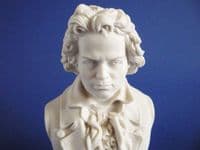 Hewitt and Leadbeater Parian Ware Bust of Beethoven c1910 (Sold)