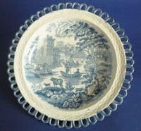John Meir 'Italian Scenery' Series Arcaded Dessert Plate c1820 #2
