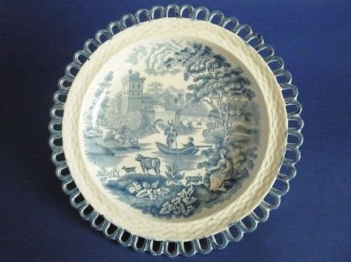 John Meir 'Italian Scenery' Series Arcaded Dessert Plate c1820 #2
