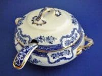 Keeling and Co 'Romney' Losol Ware Sauce Tureen and Ladle c1910