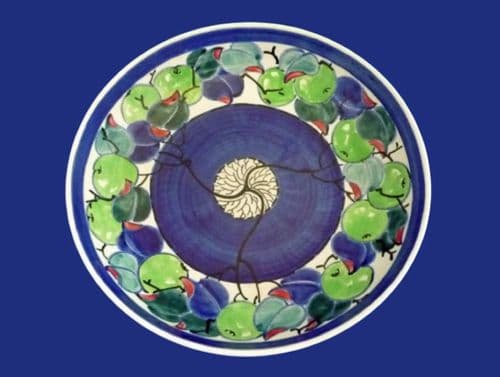 Large Bough Pottery Hand Painted Dish by Richard Amour c1920