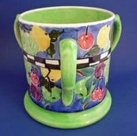 Large Bough Pottery Hand Painted Tyg by Richard Amour c1925