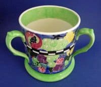 Large Bough Pottery Hand Painted Tyg by Richard Amour c1925