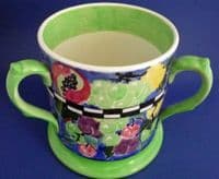 Large Bough Pottery Hand Painted Tyg by Richard Amour c1925