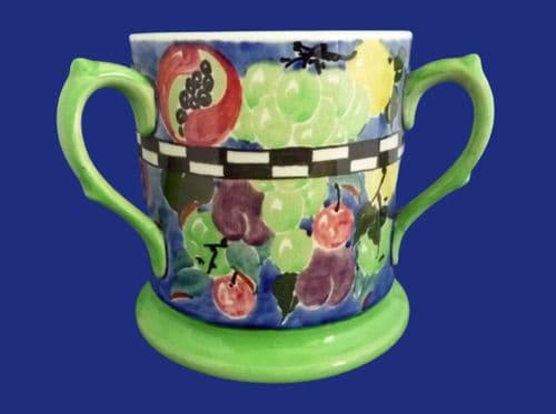 Large Bough Pottery Hand Painted Tyg by Richard Amour c1925