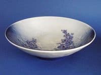 Large Carlton Ware Embossed 'Delphinium' Bowl c1935