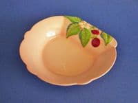 Large Carlton Ware Pink 'Raspberry' Preserve Dish c1936
