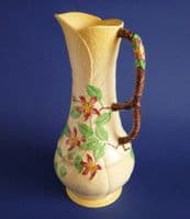Large Carlton Ware Yellow 'Apple Blossom' Jug or Pitcher c1939 (Sold)
