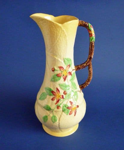 Large Carlton Ware Yellow 'Apple Blossom' Jug or Pitcher c1939 (Sold)