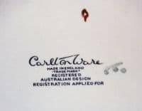 Large Carlton Ware Yellow 'Foxglove' Pitcher c1940