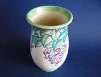 Large Charlotte Rhead Crown Ducal 'Wisteria' Vase c1937 - Pattern 4954 (Sold)