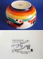 Large Clarice Cliff Fantasque Bizarre 'Farmhouse' Holborn Bowl c1931 (Sold)