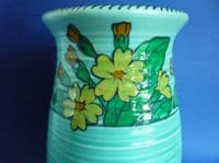 Large Early Charlotte Rhead Crown Ducal 'Primula' Vase c1932 - Pattern 2033 (Sold)