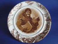 Large Grimwade's WW1 Bruce Bairnsfather Ware Old Bill 'I Likes Me Drop O Rum' Plaque c1920