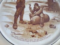 Large Grimwades WW1 Bruce Bairnsfather Old Bill 'Give it a good 'ard un Bert' Wall Plaque1918 (Sold)