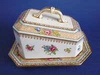 Large Keeling and Co 'Ormonde' Losol Ware Cheese Dish c1920