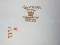 Large Keeling and Co 'Ormonde' Losol Ware Cheese Dish c1920