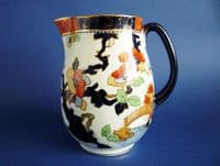 Large Keeling and Co 'Pagoda' Losol Ware Jug c1910