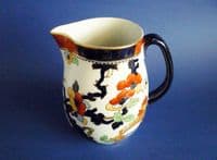 Large Keeling and Co 'Pagoda' Losol Ware Jug c1910