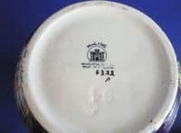 Large Maling Blue Lustre 'Gladioli' Vase c1936 (Sold)