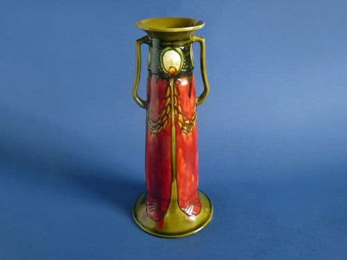 Large Minton Secessionist No.1 Twin Handled Vase c1910