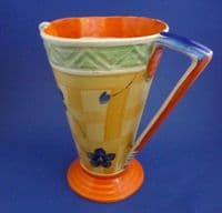 Large Myott Art Deco Conical Flower Jug c1930
