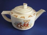Large Royal Doulton Bunnykins 'Gardening' Casino Teapot by Barbara Vernon c1950 (Sold)