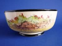 Large Royal Doulton 'Gaffers' Footed Salad Bowl D4210 - Signed Noke c1935