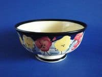 Large Royal Doulton 'Pansies' Winchester Salad Bowl D4049 c1930 (Sold)