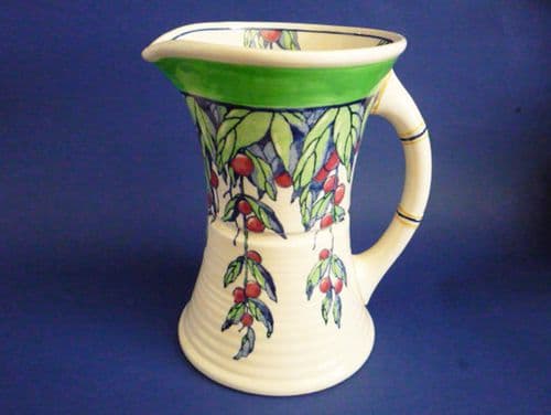 Large Royal Doulton Rare 'Berries' Series Art Deco Jug D5537 c1939