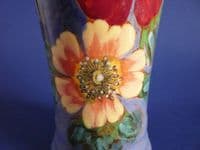 Large Royal Doulton 'Wild Rose' Series 8124 Vase D6227 c1948 (Sold)