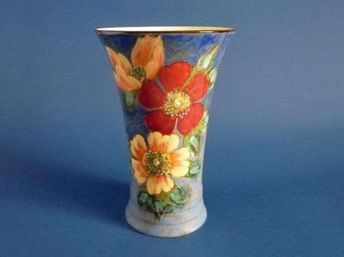 Large Royal Doulton 'Wild Rose' Series 8124 Vase D6227 c1948 (Sold)