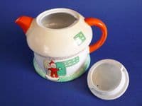 Large Shelley Mabel Lucie Attwell 'Boo Boo' Mushroom House Teapot c1928 (Sold)
