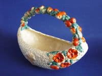 Large Signed Clarice Cliff 'Celtic Harvest' Basket c1938