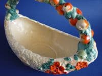 Large Signed Clarice Cliff 'Celtic Harvest' Basket c1938