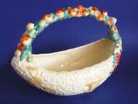 Large Signed Clarice Cliff 'Celtic Harvest' Basket c1938