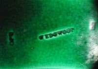 Large Wedgwood Green Majolica 'Sunflower' Comport c1866 (Sold)