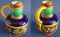 Large Wedgwood Majolica 'Ivy Leaf' Aesthetic Movement Jug c1870