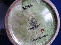 Large Wileman Intarsio 'Geese' Two Handled Vase by Frederick Rhead c1899