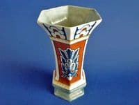 Large Wood and Sons Bursley Ware 'Bagdad' Vase by Frederick Rhead c1920