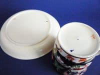 Lovely Antique Davenport Porcelain 'Imari' Pattern Cup and Saucer c1880 #1