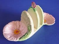 Lovely Carlton Ware Green 'Poppy' Toast Rack c1940