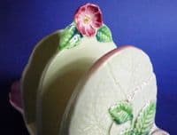 Lovely Carlton Ware Green 'Wild Rose' Toast Rack c1938