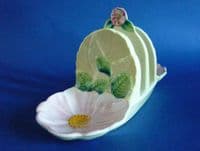 Lovely Carlton Ware Yellow 'Wild Rose' Toast Rack c1938