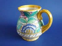 Lovely Charlotte Rhead Crown Ducal 'Persian Rose' Flower Jug c1935 - Pattern 4040 (Sold)