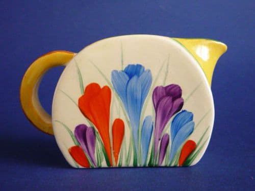 Lovely Clarice Cliff Autumn 'Crocus' Bon Jour Jug c1935 (Sold)