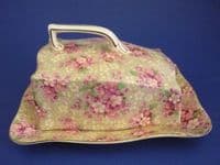 Lovely Crown Ducal 'Priscilla' Chintz Art Deco Cheese Dish c1925
