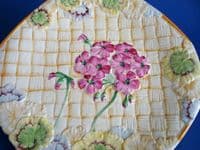 Lovely Grimwades Royal Winton 'Gera' Pink Geranium Plate c1934 (Sold)