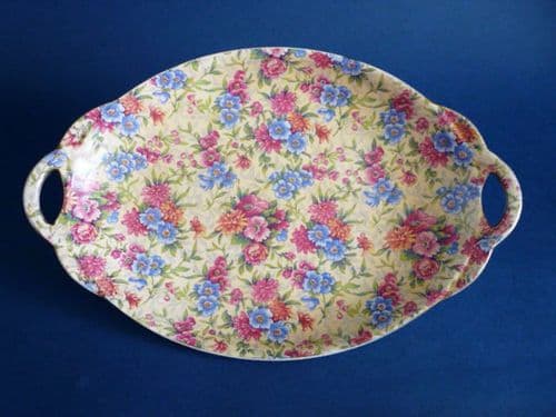 Lovely Grimwades Royal Winton 'Mayfair' Chintz Sandwich Tray c1951