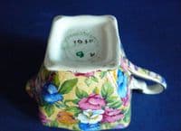 Lovely Grimwades Royal Winton 'Sweet Pea' Chintz Ascot Jug c1936